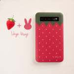 いちごとうさぎのモバイルバッテリー　android iphone