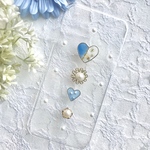 人気デザイン Aqua 押し花iPhoneケース スマホケースiPhone11 11pro 11pro max スマホカバー Android クリア