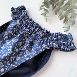 生理時にも使えるふんどしパンツ「姫パンルナ」Flower Garden navy