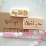 THANK YOU サンキュー 消しゴムはんこ