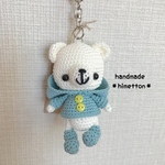 【受注生産】雨の日くまちゃん アクアブルー