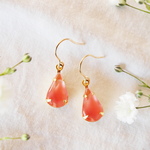 お客様専用商品14kgf Vintage Pink Rhinestoneピアス