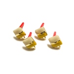  「#3414」 パステルカラー スクエア ピアス 金具 ✴︎ 4個セット