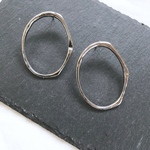 シルバー フープ ピアス