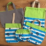 mooookoooo様オーダー品  宇宙柄バッグセット