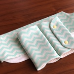 だっこ紐用カバーのセット【シェブロン／ミント】