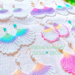 新作⋆◡̈⋆シェルレースピアス