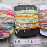 23☆引き揃え糸☆ペラコーン3個セット☆手染め糸☆ラッピング☆arinco