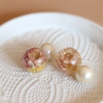  2way flower ピアス