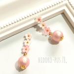 桜 (パール)ピアス／イヤリング
