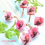フェイクスイーツ  サクラ ネックレス  