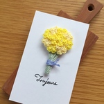 菜の花のブローチ