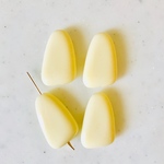 White Geometric Quadrangle Beads 