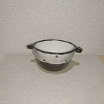 黒ドットスープカップ小