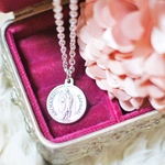 大天使ラファエルの祈りのメダイの男女兼用お守りネックレス