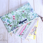 【現品有】☆Wild Flowers WG☆ラミネート仕分けポーチ