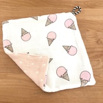 いちごみるく♡アイスのループ付きタオル