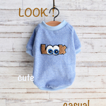 サイズオーダー無料 LOOK❗️お目目が可愛いカジュアルTシャツ