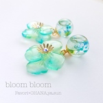 【再販】 【コラボ限定作品】花の雫　ブルー