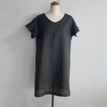 ドロップショルダー　チュニックワンピ
