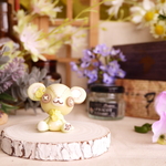 菜の花テディベアのフィギュア♪