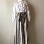 8-387◆マキシパンツ　ストライプ