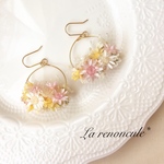 Flower  wreathe❁cheerful light pink×yellow
