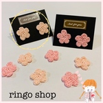 春 桜ピアス 親子 お揃い