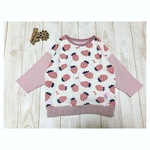 【訳あり】100size いちご柄のかわいらしいルーズネックプル