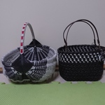 ✨hidetakutaku様専用✨ミニ花結びバッグ&クールゴッドアイ(エコクラフト)