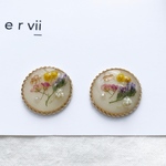 お花畑イヤリング