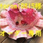 torami0815様オーダー専用　22ｃｍ対応　cocoちゃんフリルバンダナチョーカー　いちご