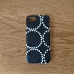 *受注製作*ミナペルホネン*タンバリン*navy×white*mina perhonen*iPhoneケース*iPhoneカバー*スマホケース*スマホカバー