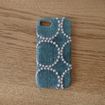 *受注製作*ミナペルホネン*タンバリン*blue glay×pink beige*mina perhonen*iPhoneケース*iPhoneカバー*スマホケース*スマホカバー
