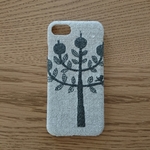 *受注製作*ミナペルホネン*ringo*beige×dark green*mina perhonen*iPhoneケース*iPhoneカバー*スマホケース*スマホカバー