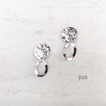 再販☆シルバーサークル☆変形フープピアス/イヤリング