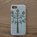 *受注製作*ミナペルホネン*ringo*beige×lite khaki*mina perhonen*iPhoneケース*iPhoneカバー*スマホケース*スマホカバー