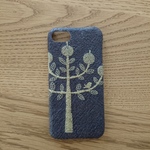 *受注製作*ミナペルホネン*ringo*brown×lite olive*mina perhonen*iPhoneケース*iPhoneカバー*スマホケース*スマホカバー