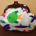 MADAME CHIGNON がま口ポーチ Fische　00709