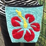 ハワイアンキルト 斜めがけバッグ