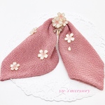 再販☆桜 ちりめん ポニーフック