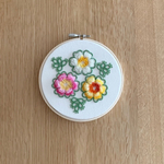 刺繍枠のウォールデコ❇︎タティングレースの壁掛け