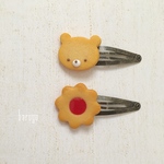 クッキーのヘアピン