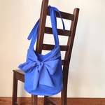 現品のみ★ふんわりリボンのショルダーbag✳︎ブルー