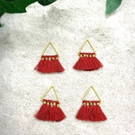 三角△タッセル ボルドー 4個入り