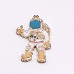宇宙飛行士 チャーム 宇宙 モチーフ アクセサリー素材 ピアスパーツ 1個入り