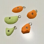 クライミングホールド型キーホルダー