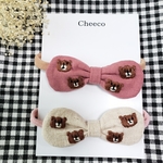 くまちゃん刺繍❁ヘアバンド