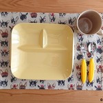 撥水💦 ランチョンマット　30㎝×40㎝　　* フレンチブルドック