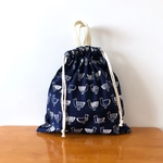 着替え袋 35×33/bird:navy